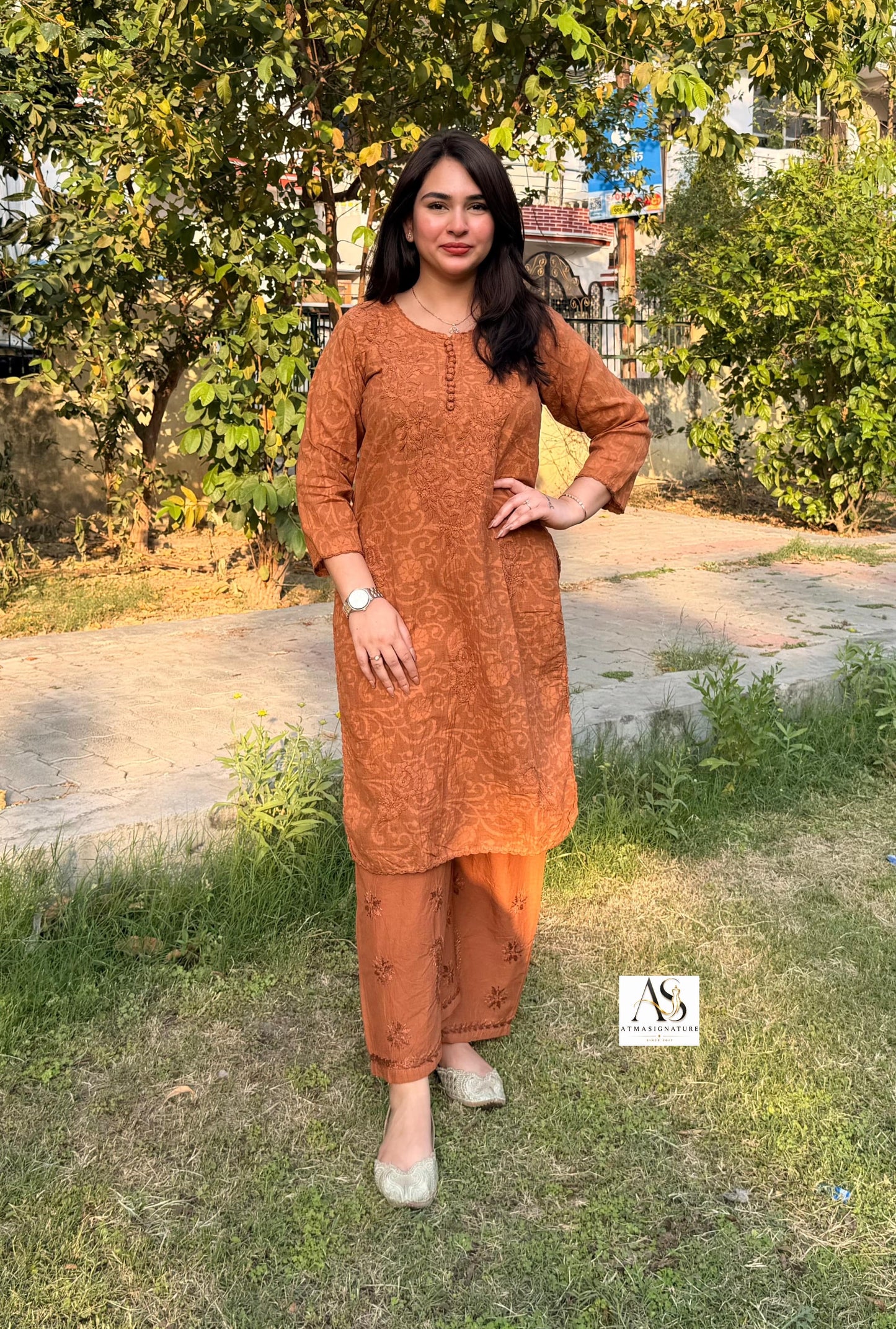 Alana Brasso Cotton Chikankari Suit Set ✨