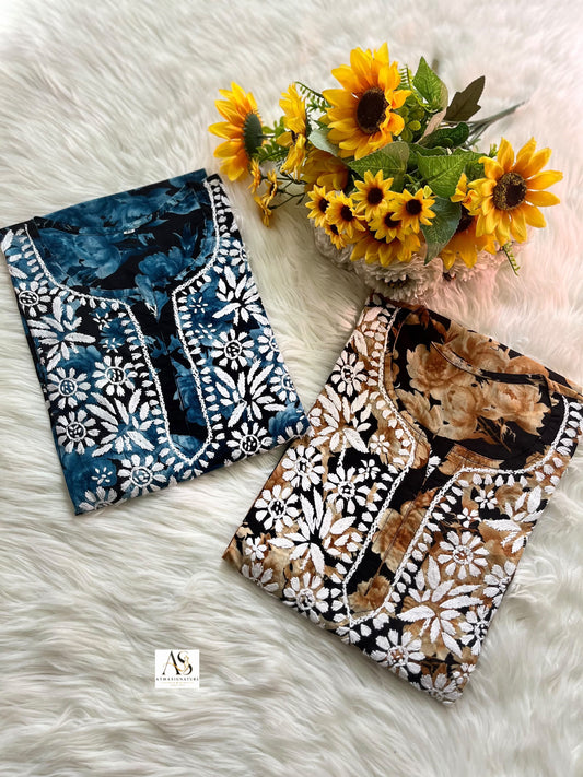 Buy 1 GET 1 FREE Norah Chikankari Kurti