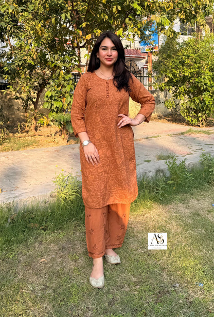 Alana Brasso Cotton Chikankari  Suit Set ✨