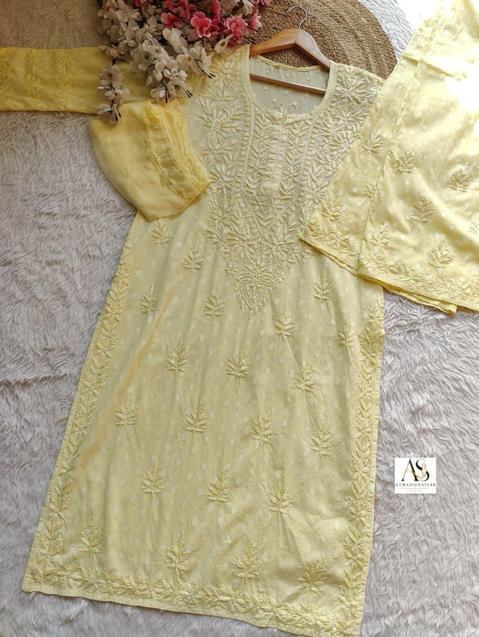 Nila Pastel Chikankari Suit Set