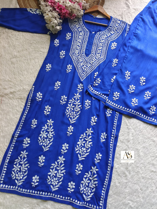 Aanya Chikankari Kurti Palazzo Set