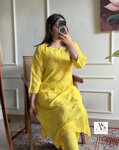 Simran Chanderi Silk Coord Set