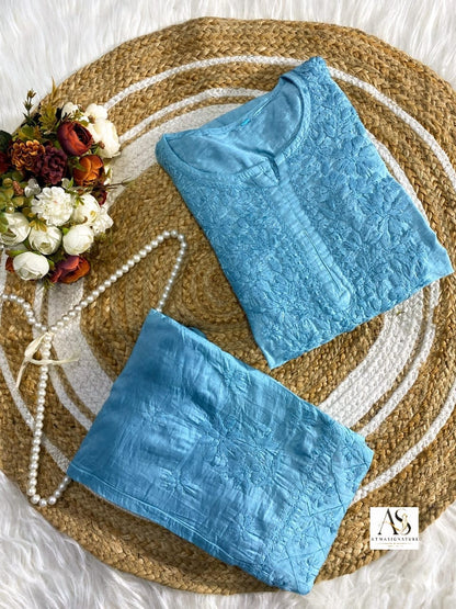 Akriti Chanderi Silk Coord Set