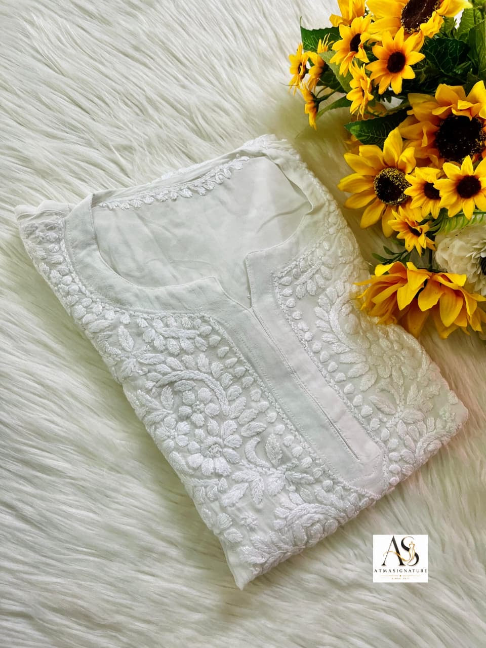 Zuleiha Premium Viscose Georgette Chikankari Kurti