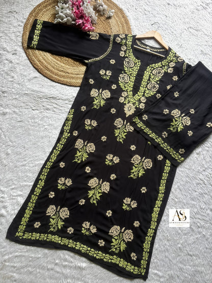 ✨Nitara Premium Modal Cotton Chikankari Set ✨