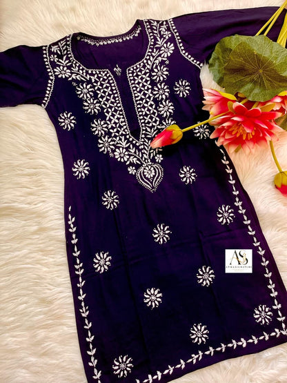Zainab chikankari kurti palazzo set