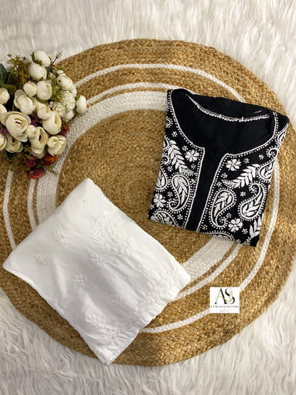Sumaira Plus Size Chikankari Kurti