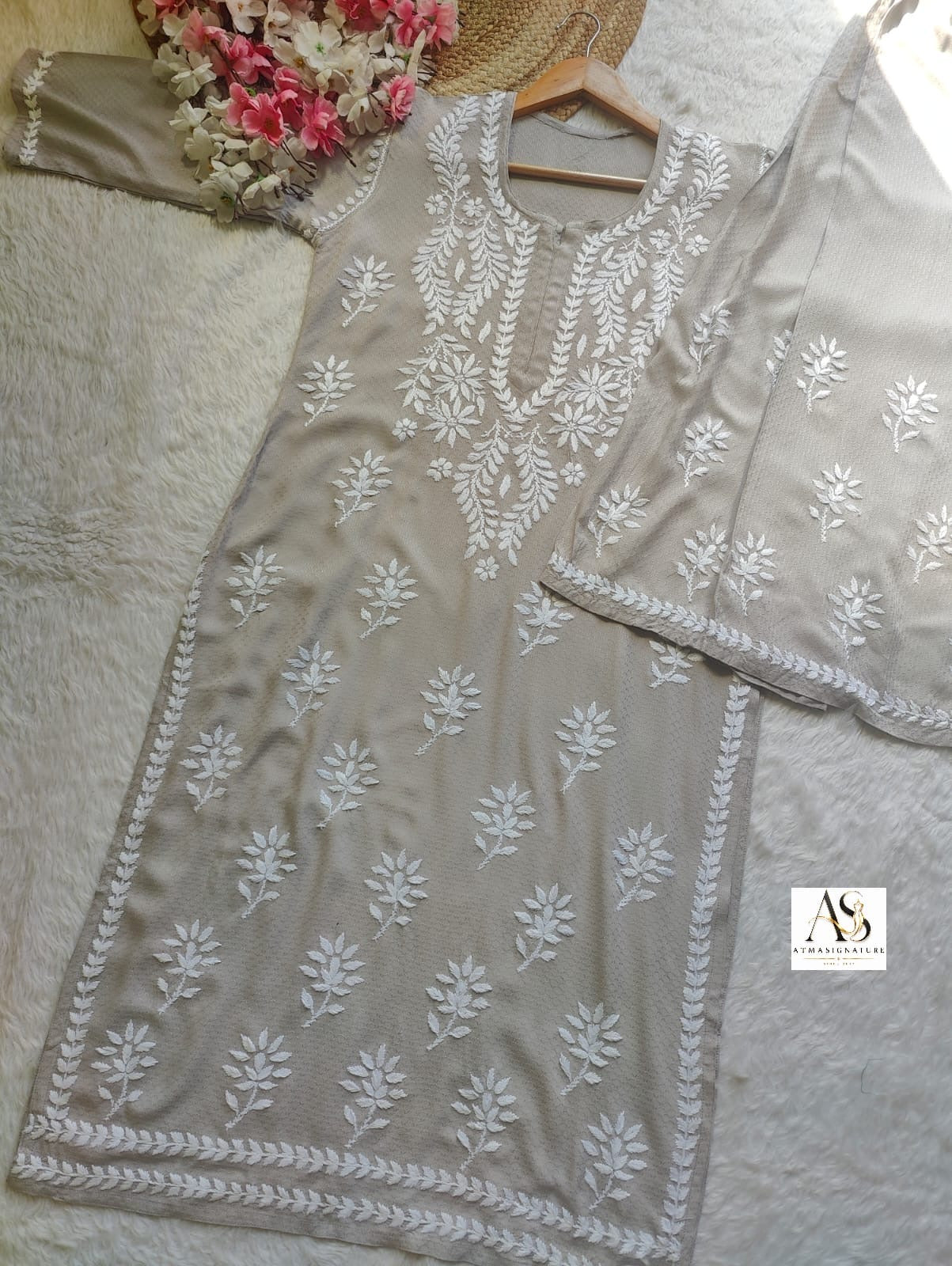 Niya Textured Rayon Cotton Coord Set