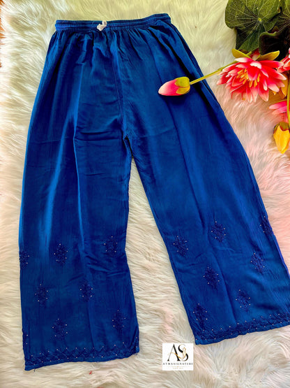 Elegant Chikankari & Mukaish Rayon Set