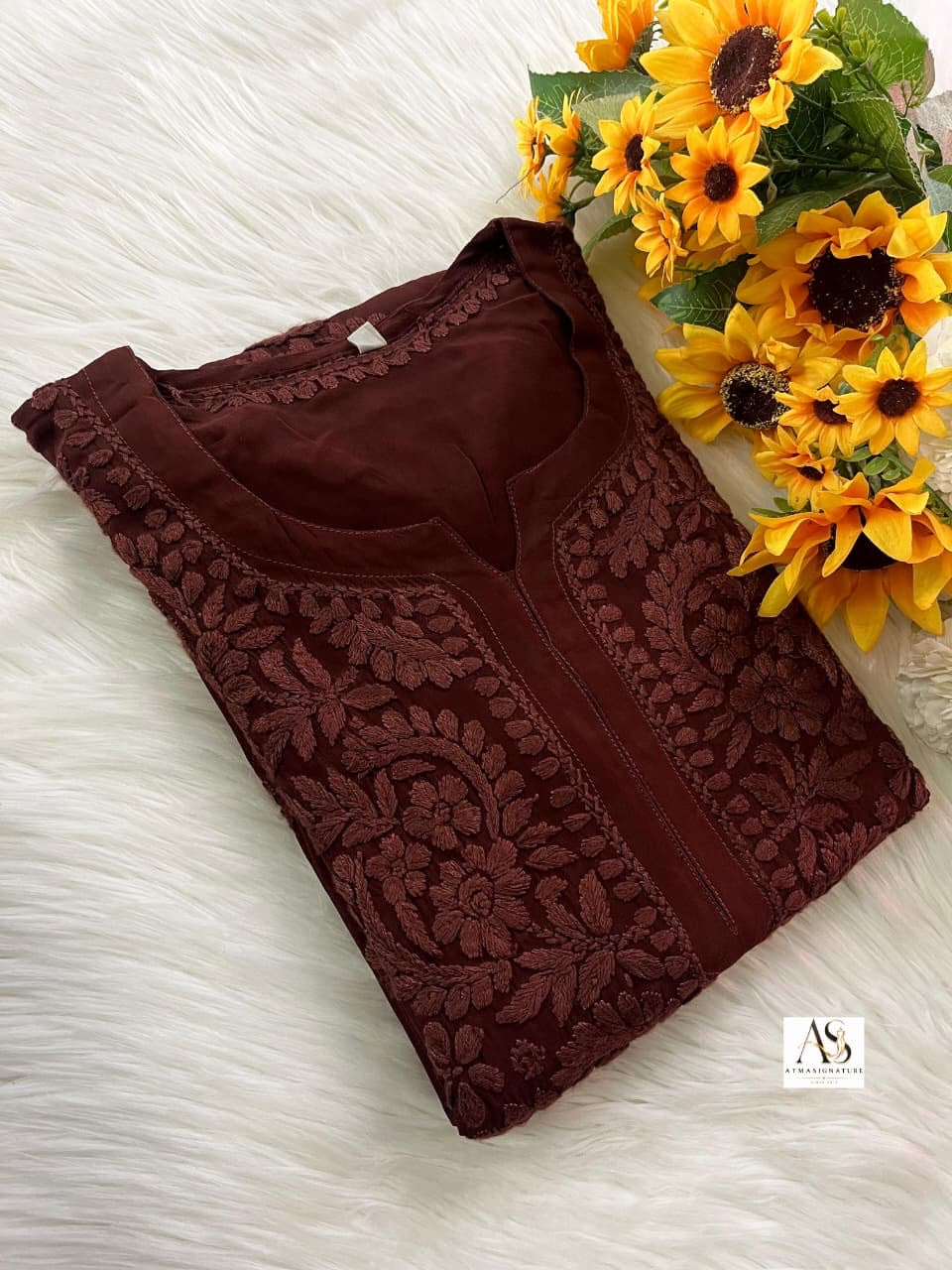 Zuleiha Premium Viscose Georgette Chikankari Kurti