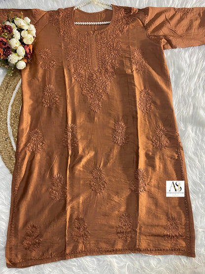 Aira Chikankari Kurti Afghani Pant Set