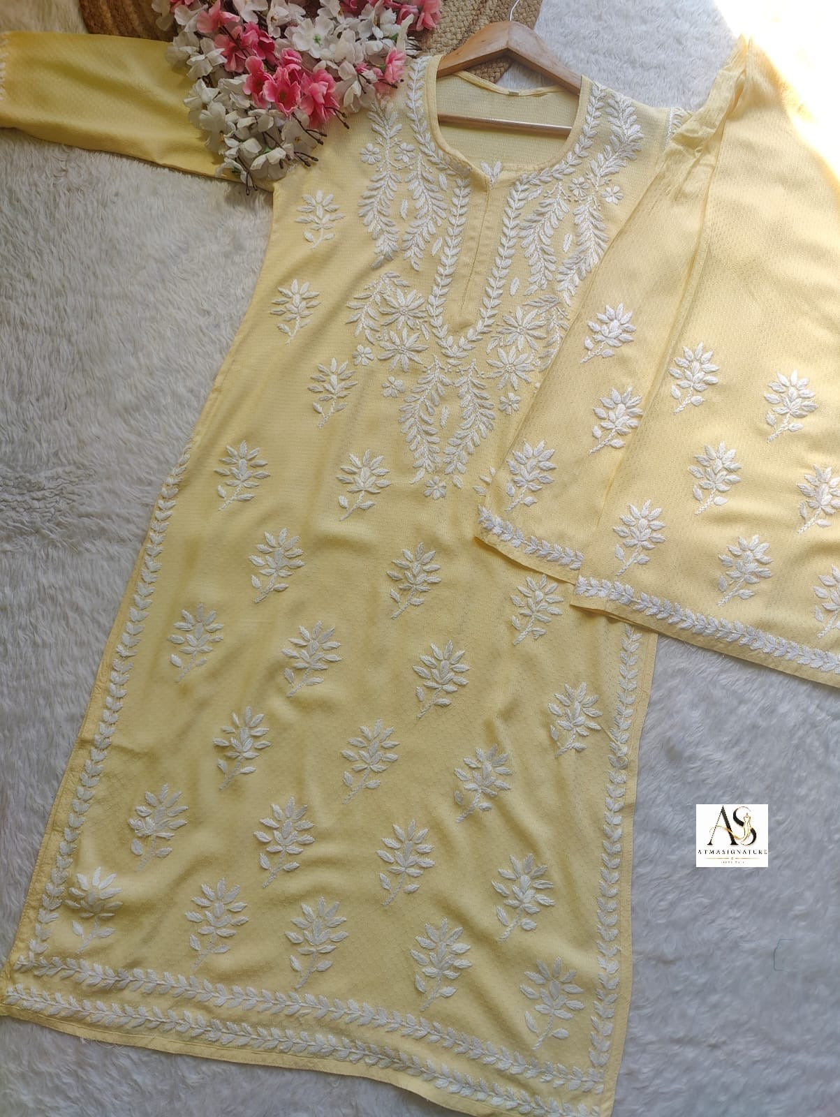 Niya Textured Rayon Cotton Coord Set