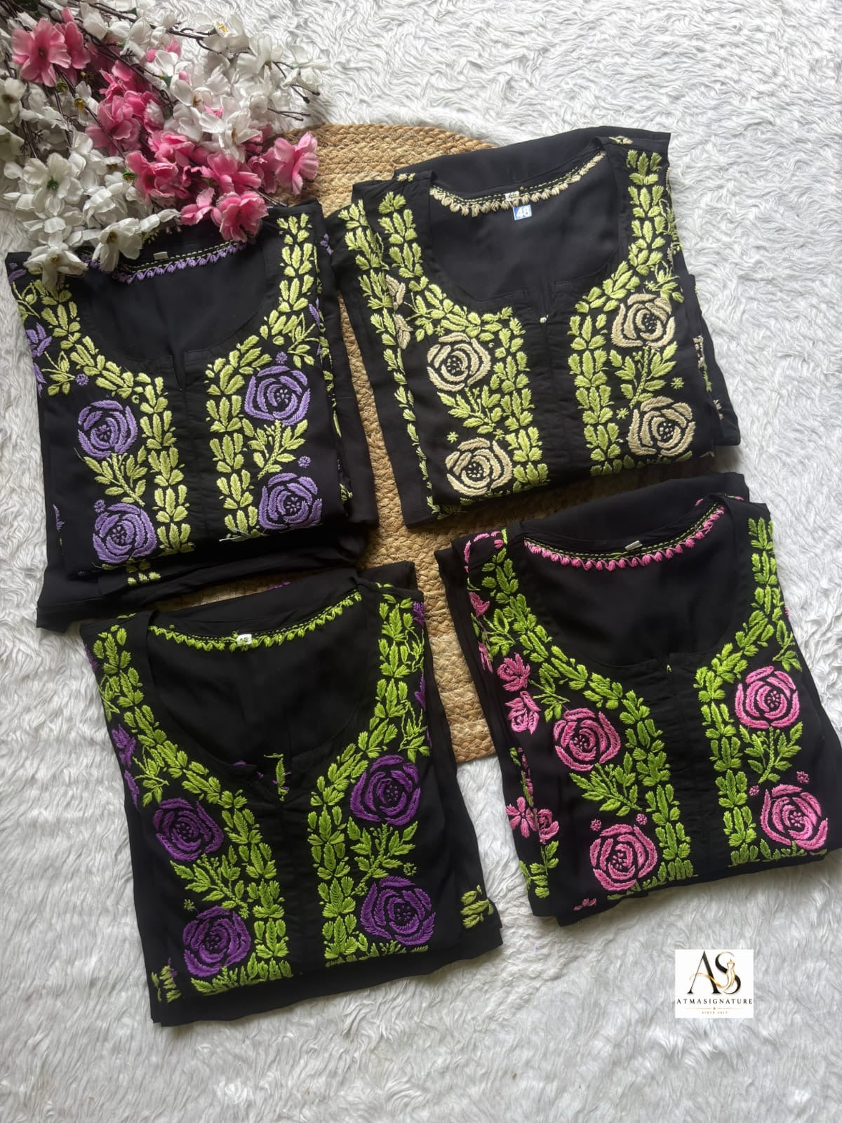 ✨Nitara Premium Modal Cotton Chikankari Set ✨