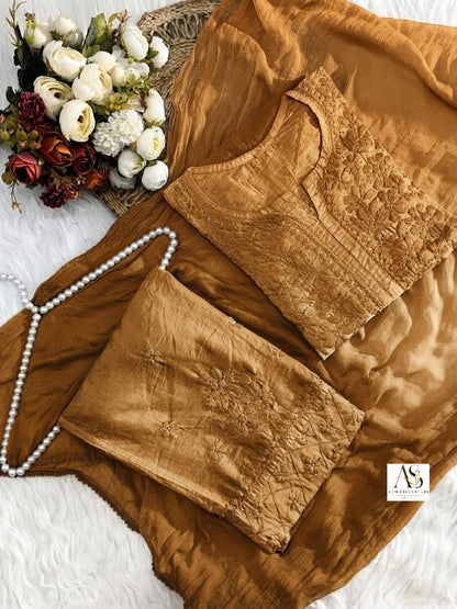 Nadira Chanderi Silk Suit set