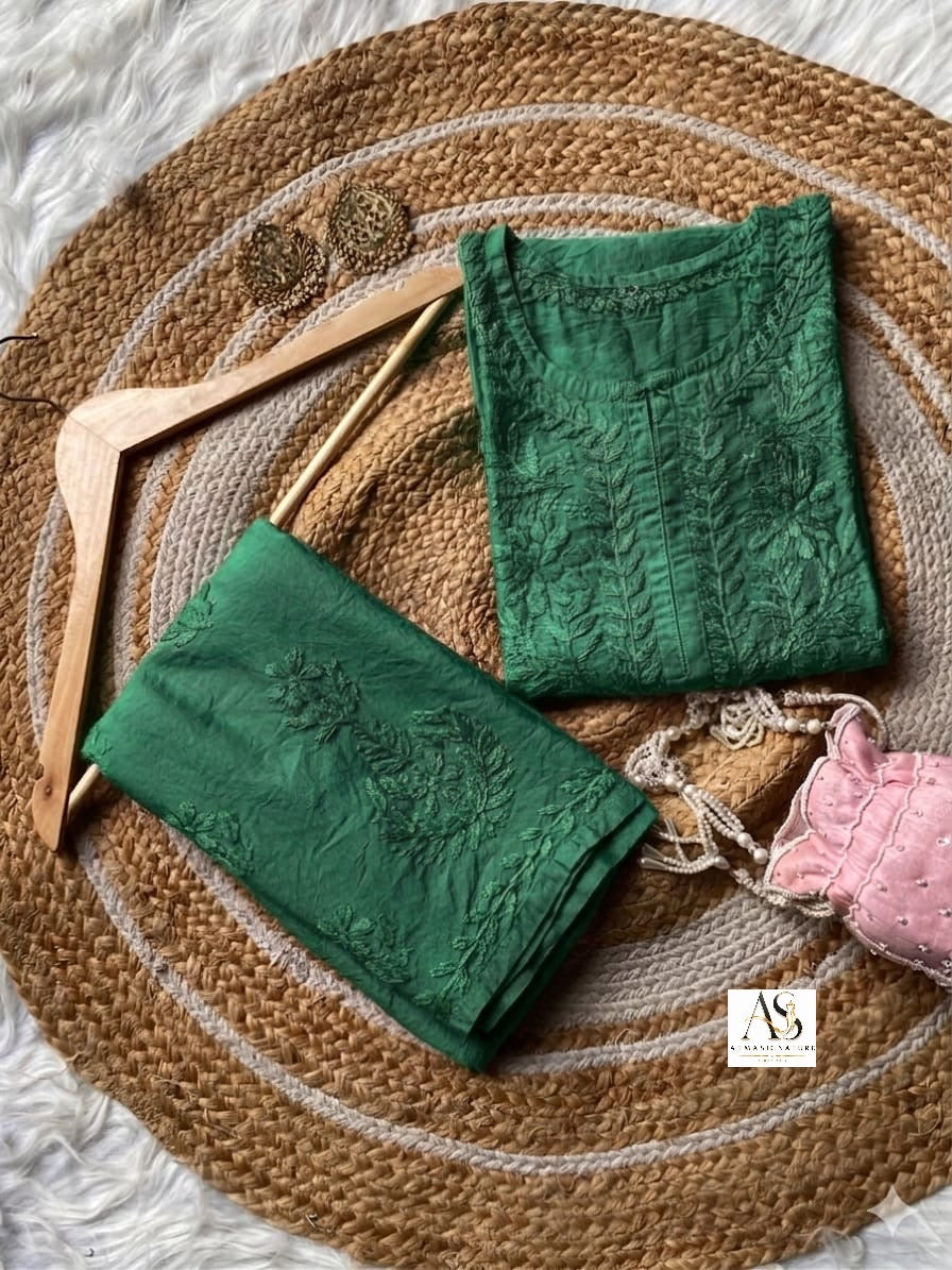 Simran Chanderi Silk Coord Set