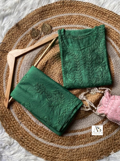 Simran Chanderi Silk Coord Set