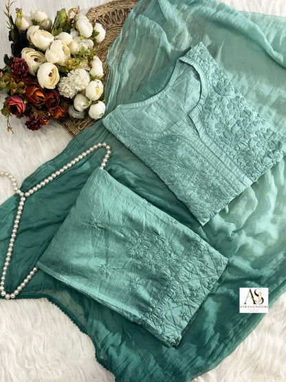 Nadira Chanderi Silk Suit set