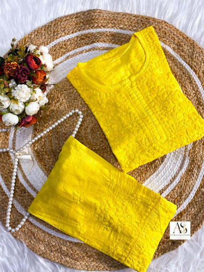 Akriti Chanderi Silk Coord Set
