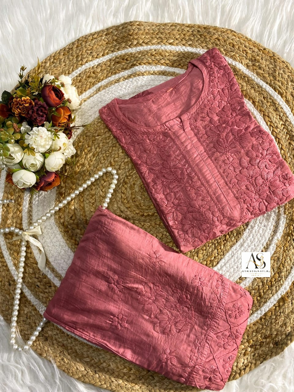 Akriti Chanderi Silk Coord Set