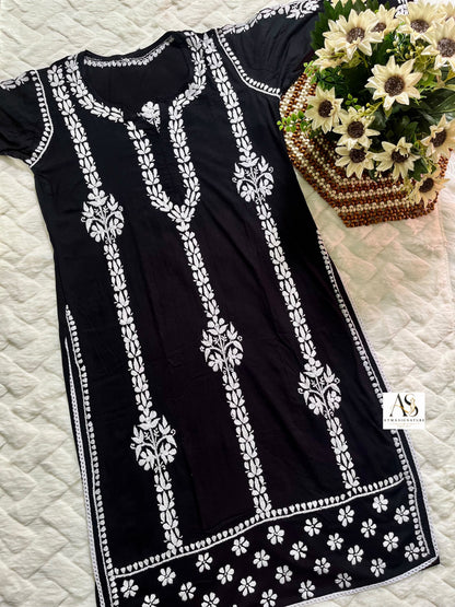 Afsa Chikankari Handworked Kurti