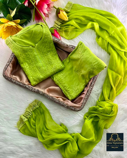 Swasika chikankari set