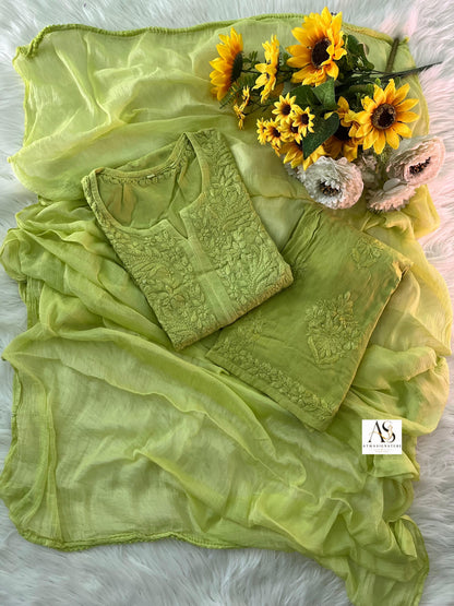 Tara Chikankari Suit Set