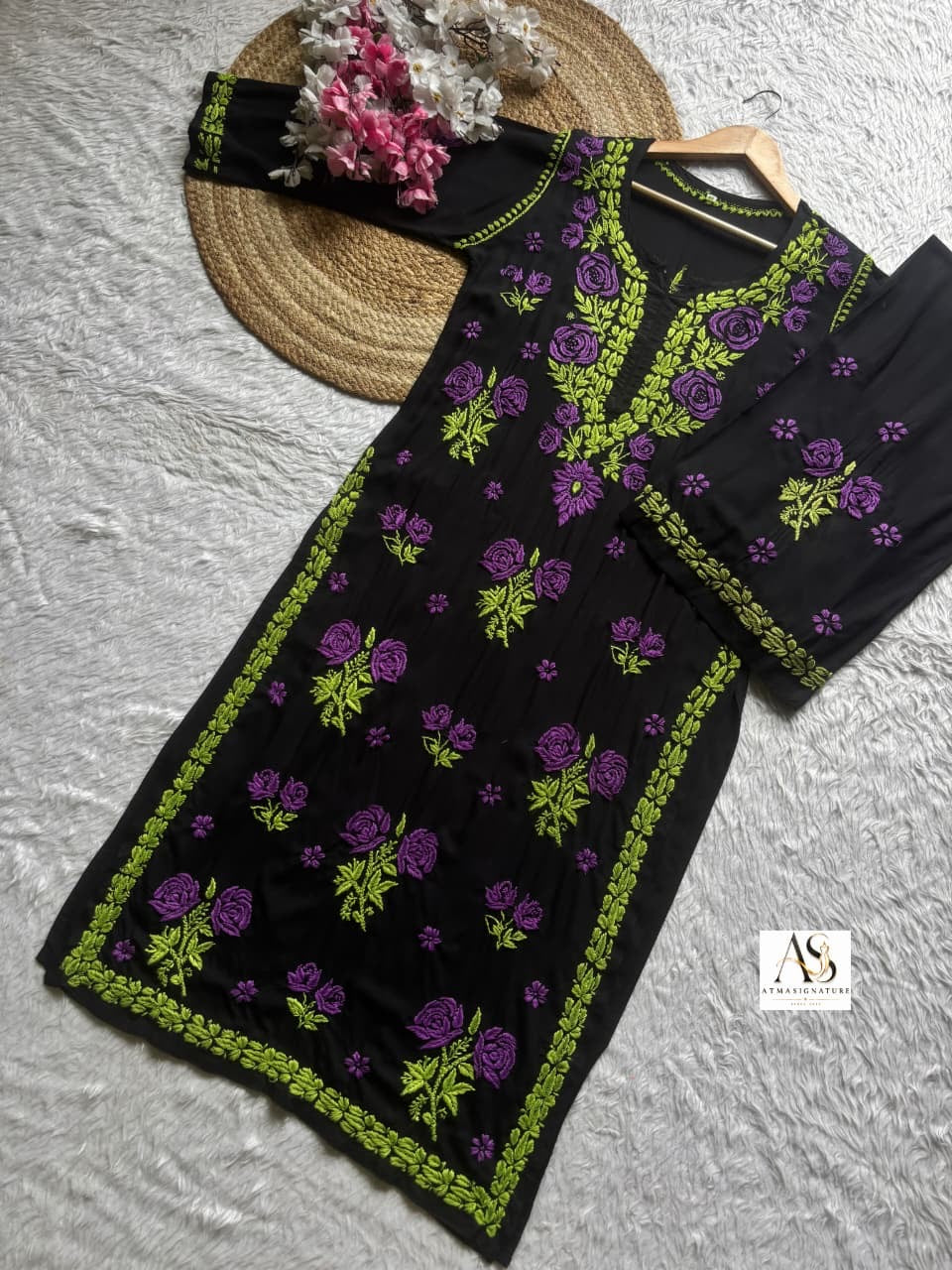 ✨Nitara Premium Modal Cotton Chikankari Set ✨