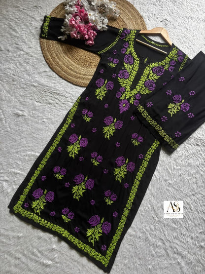 ✨Nitara Premium Modal Cotton Chikankari Set ✨