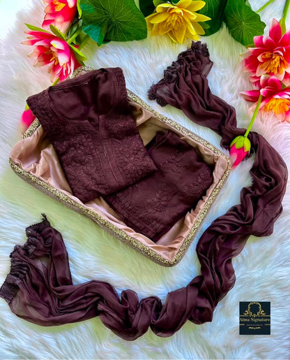 Swasika chikankari set