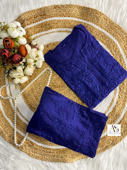 Akriti Chanderi Silk Coord Set