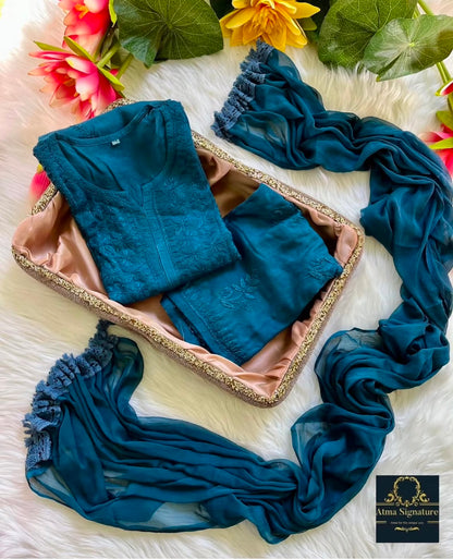 Swasika chikankari set
