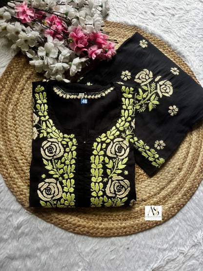 ✨Nitara Premium Modal Cotton Chikankari Set ✨
