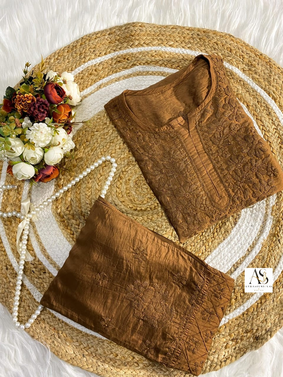Akriti Chanderi Silk Coord Set