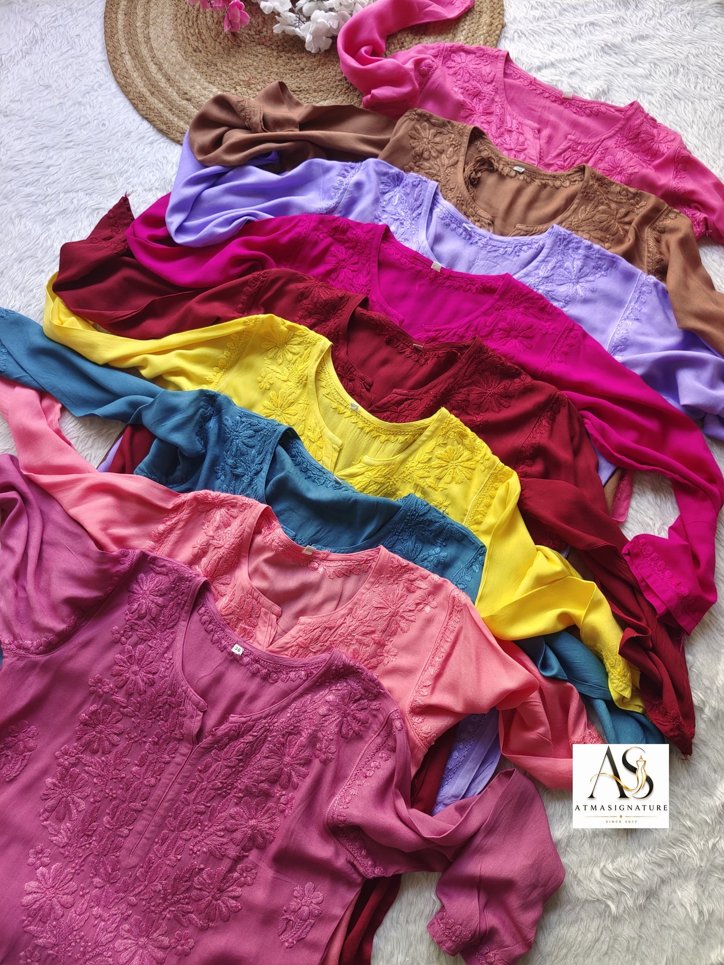 Anya Chikankari Short Top( Buy 2 GET 1 Free)