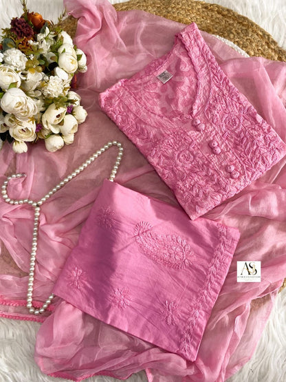 Alana Brasso Cotton Chikankari  Suit Set ✨