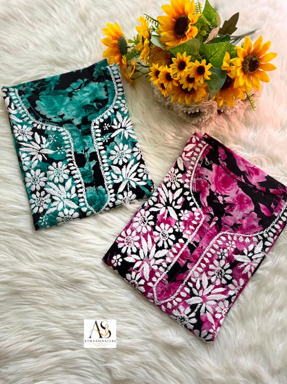 Buy 1 GET 1 FREE Norah Chikankari Kurti