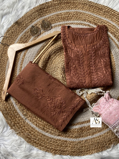 Simran Chanderi Silk Coord Set