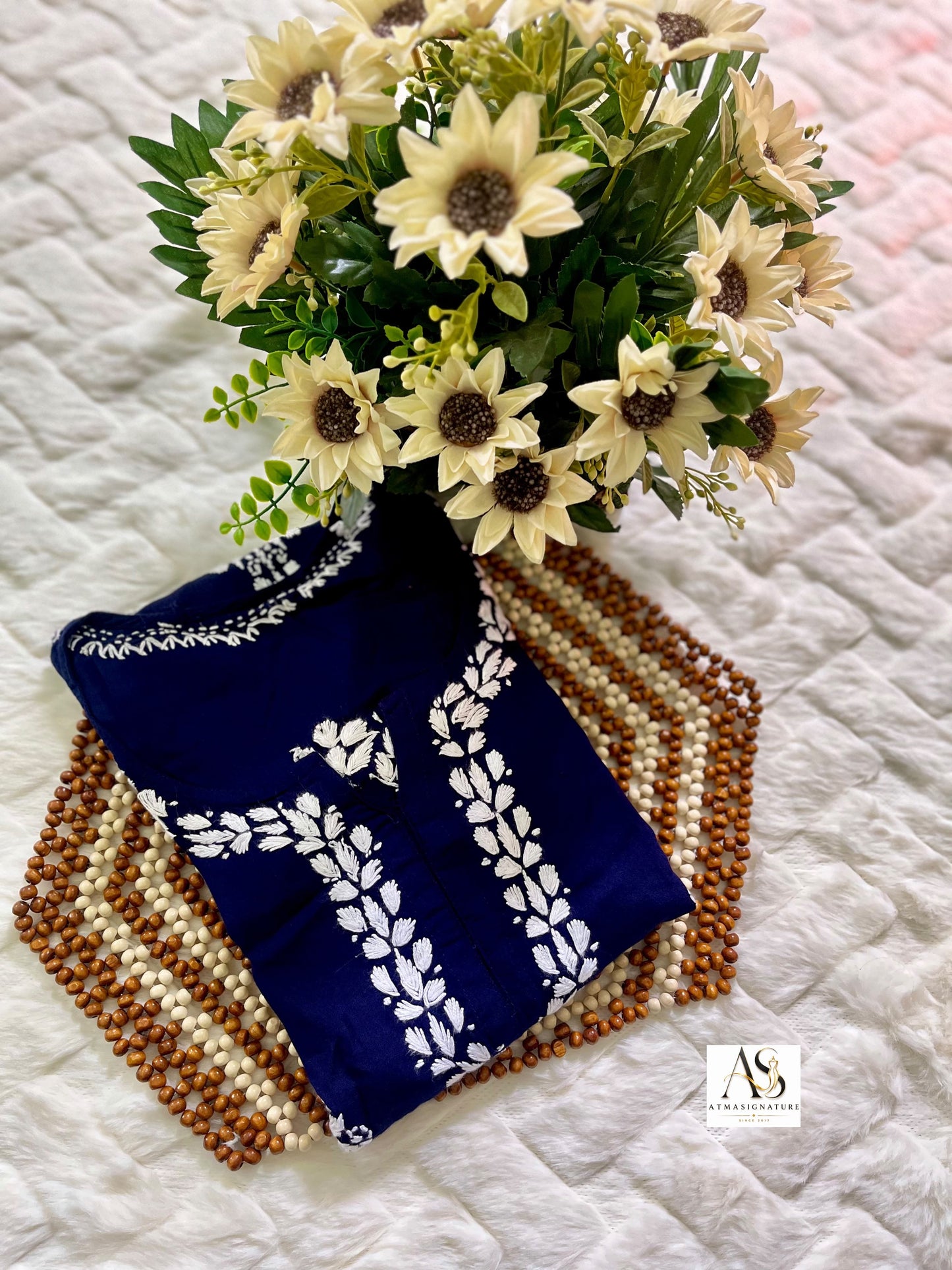 Afsa Chikankari Handworked Kurti