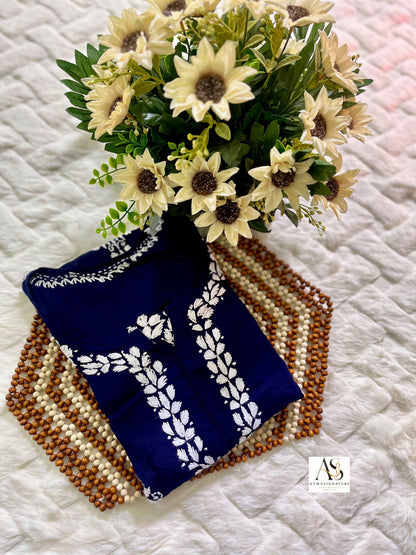 Afsa Chikankari Handworked Kurti