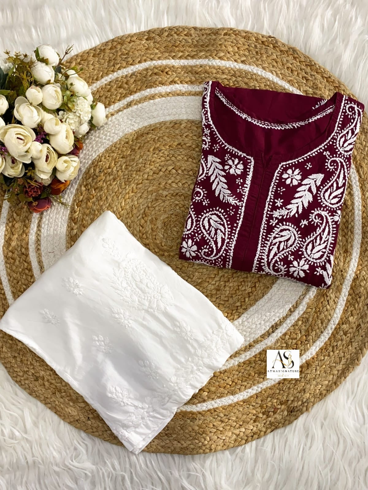Sumaira Plus Size Chikankari Kurti