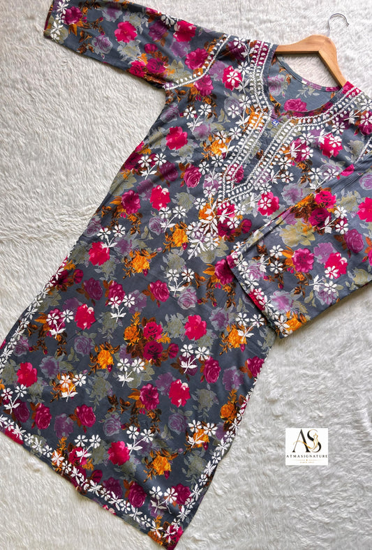 Sapna Chikankari Mal Coord Set