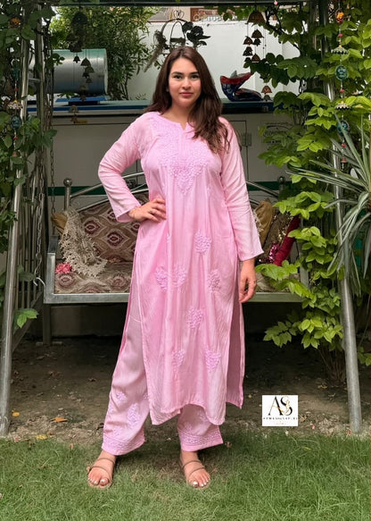 Sitara Muslin Silk Embroidered Coord Set