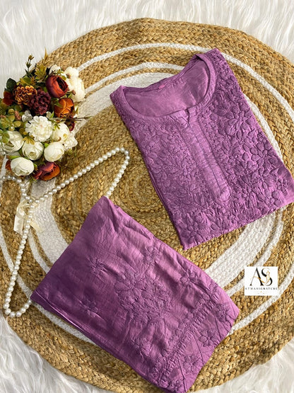 Akriti Chanderi Silk Coord Set