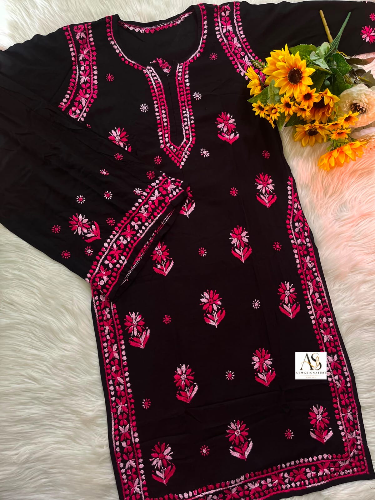 Kajal Chikankari Kurti Palazzo Set